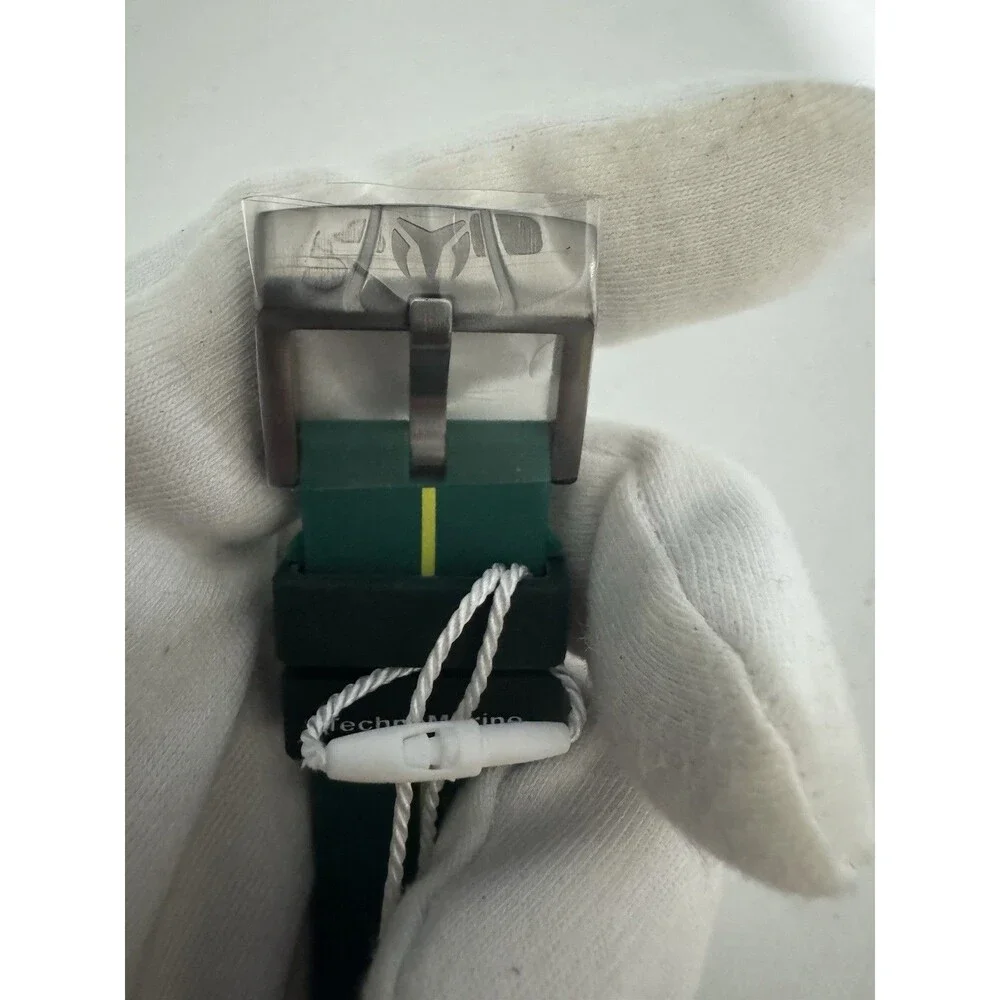 TechnoMarine Racing Legends Quartz Chronograph 43mm Black Dial Green Strap